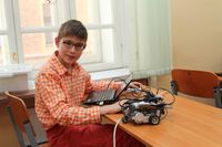 Команда ФМЛ №30 заняла два призовых места на Весенних состязаниях роботов