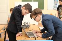 Команда ФМЛ №30 заняла два призовых места на Весенних состязаниях роботов