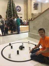 Зимние состязания по робототехнике